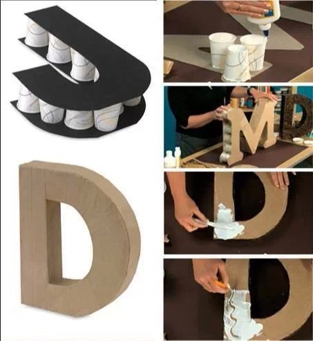 Ideas fáciles para decorar con letras 