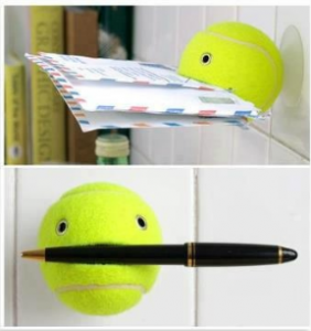 10 maneras de reciclar y decorar con pelotas de tenis 
