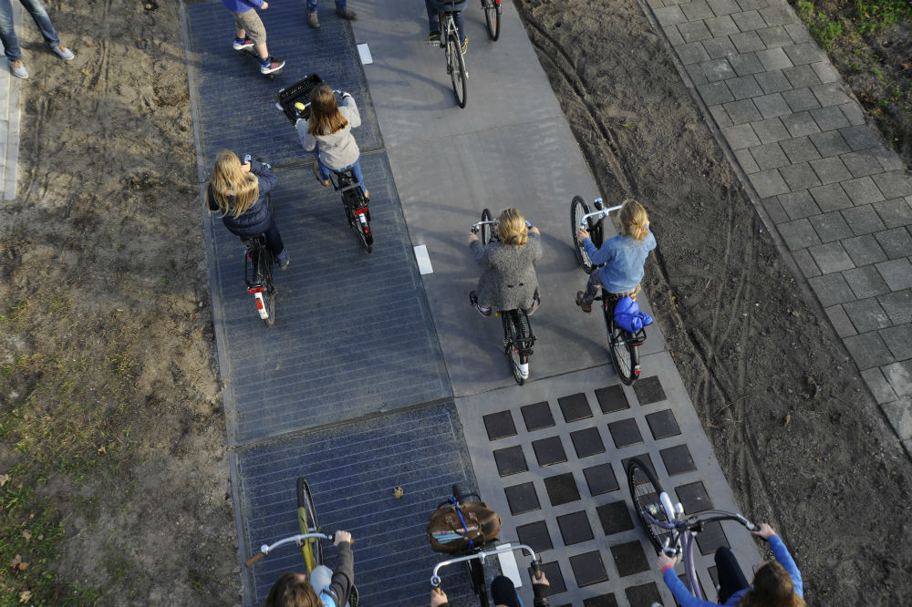 Carriles bici solares que generan energía